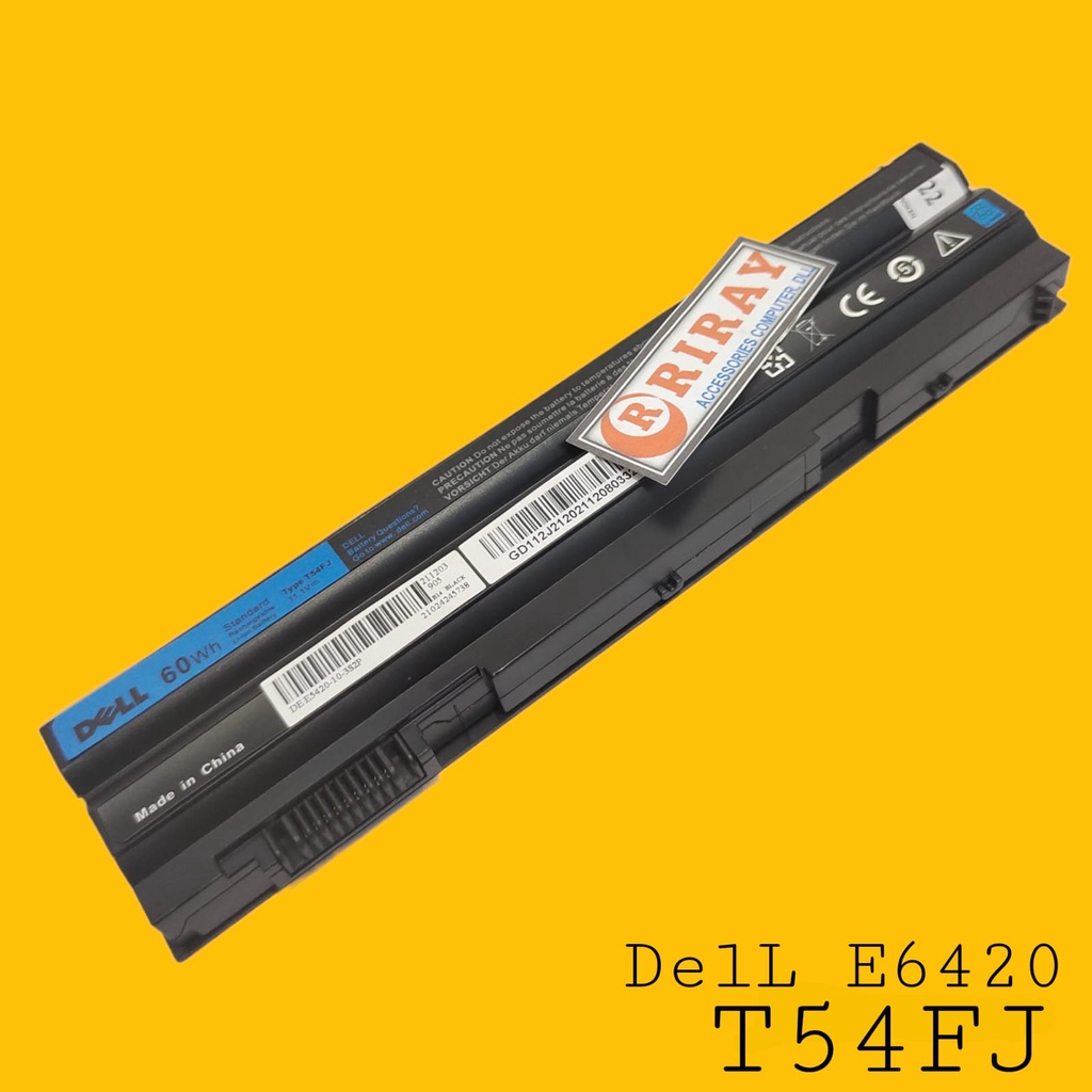 Baterai Original Laptop Dell Latitude E6420 E6430 E6440 E5420 E5520 E6420 E6440 E6520 E6530 E6540 E5520 T54F3 T54FJ