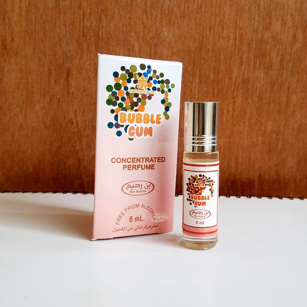 Parfume BUBBLE GUM Minyak Wangi Roll Kemasan 6ml