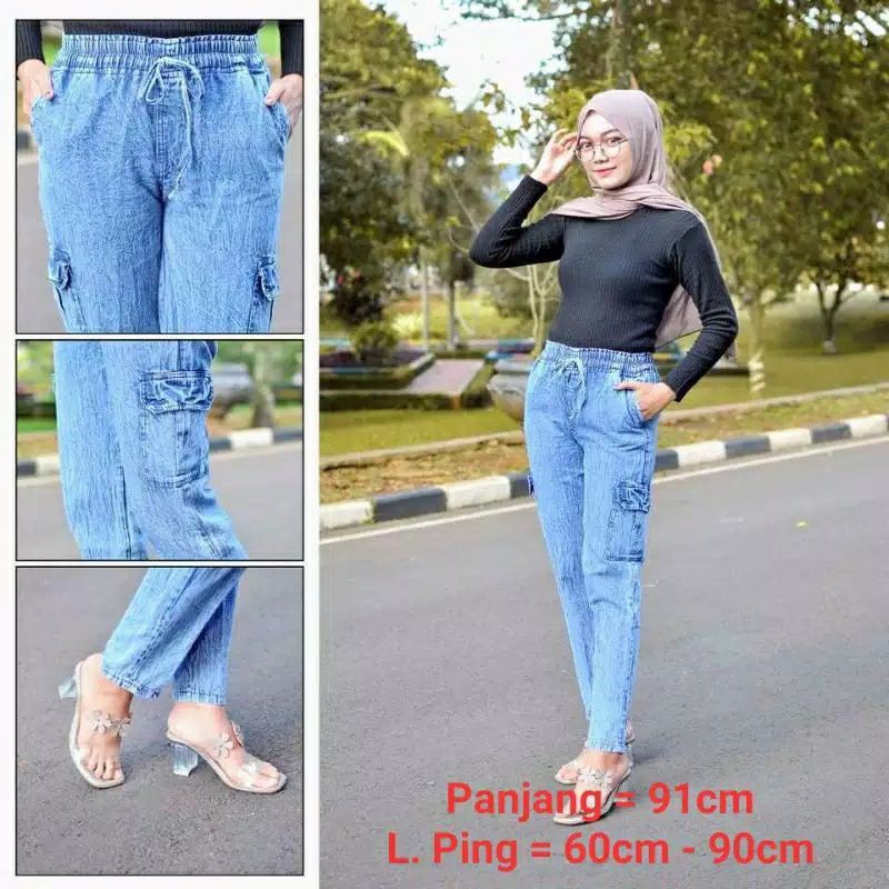 BAGGY PANTS CARGO JEANS