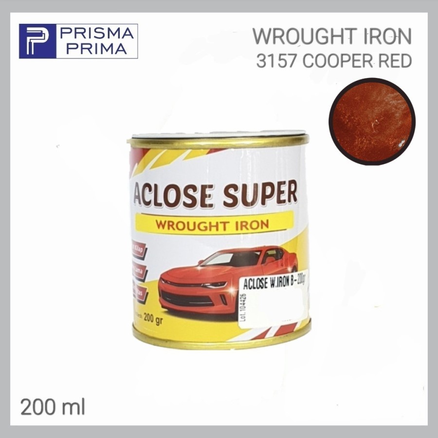 Wrought Iron ACLOSE SUPER Cat Metallic Pagar Besi Tempa Tembaga 200 ml