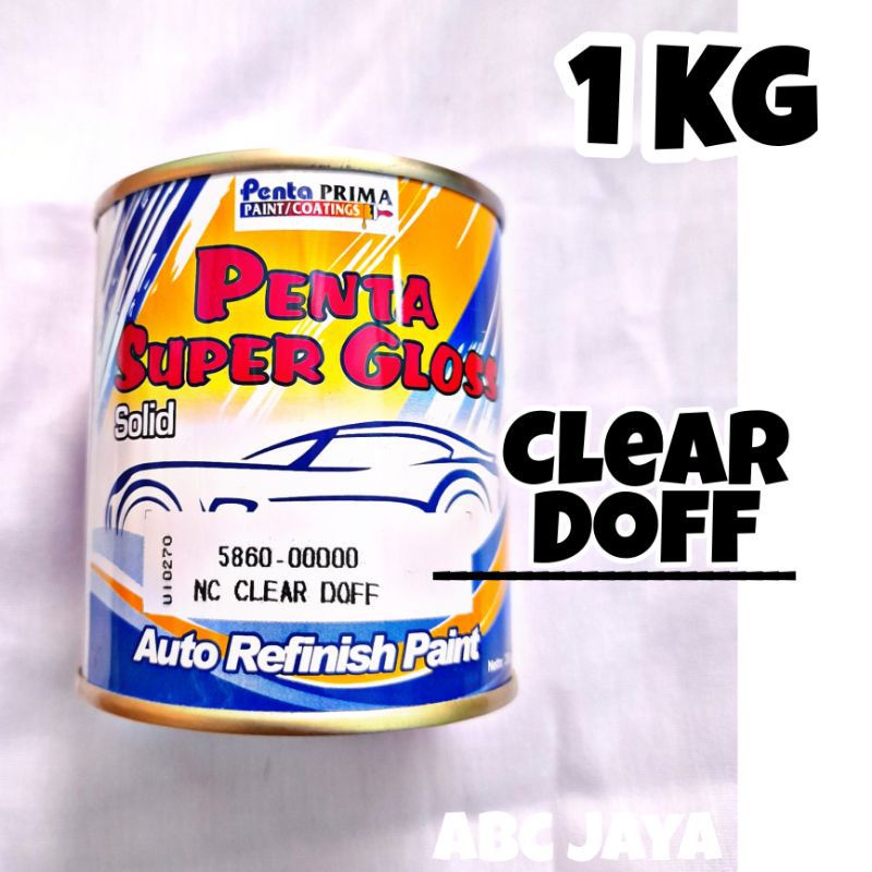 Cat Penta Super Gloss 1Kg NC Clear Doff Anti Gores Clire Doff Clir Dop Dof Mattle Pernis Claer Verni