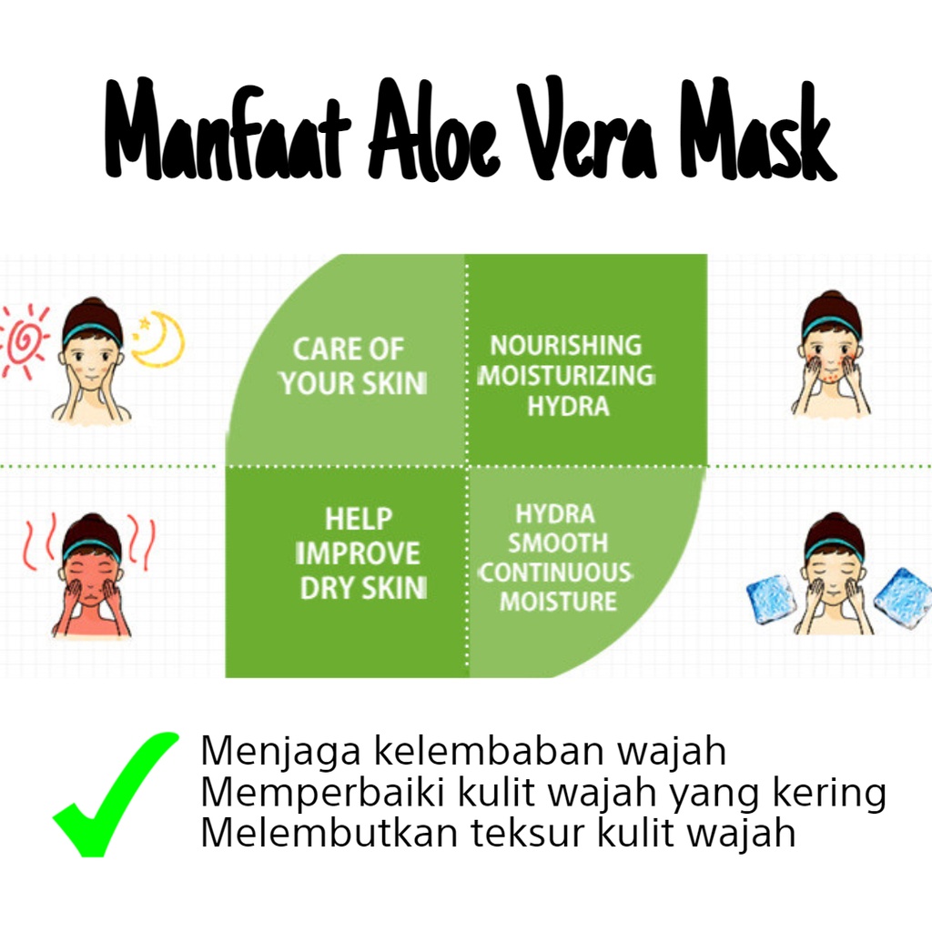 FACE GEL ALOE VERA 200gr, krim wajah