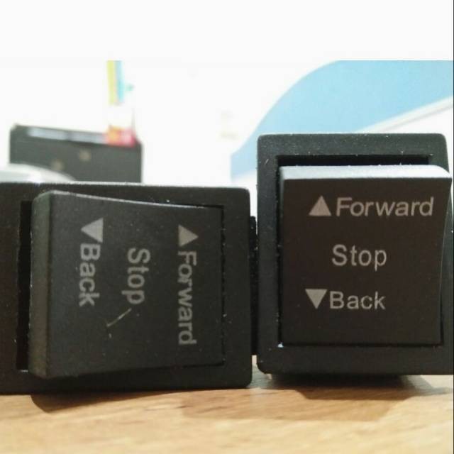 saklar tombol maju mundur remot aki