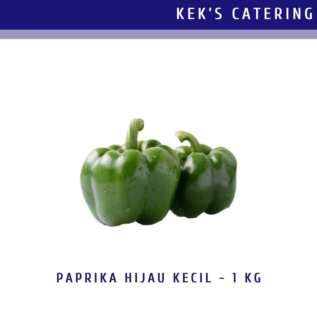 

Paprika Hijau Kecil - 1 KG