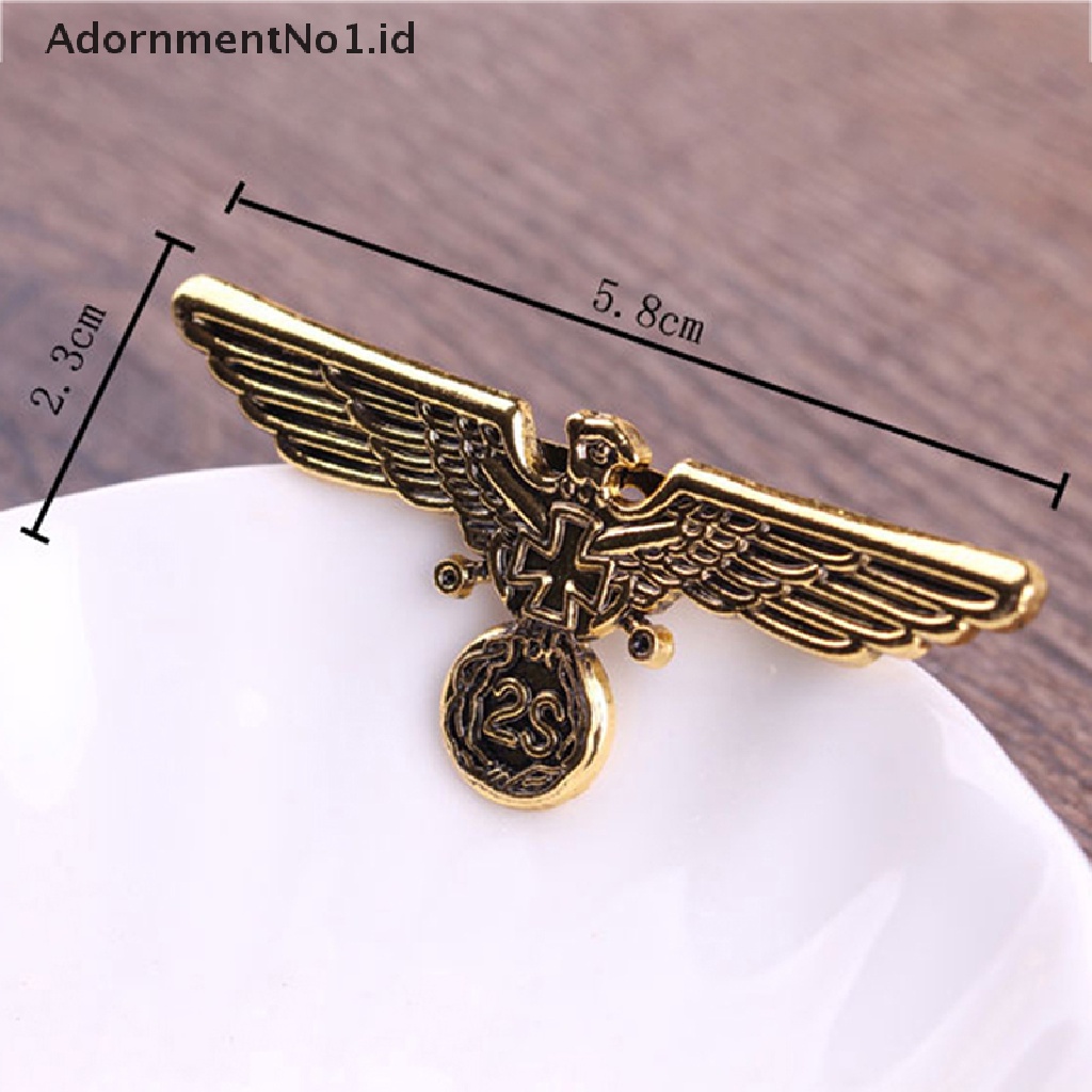 (AdornmentNo1) 1pc Bros / Pin Vintage Bentuk Kepala Serigala Untuk Aksesoris Pria / Wanita / Unisex (ID)