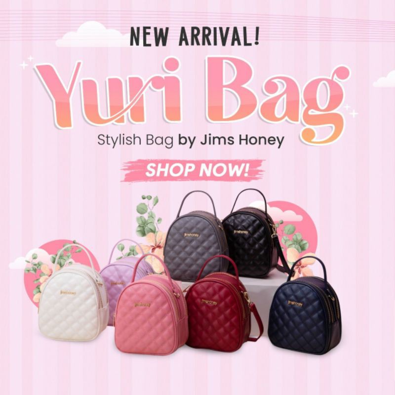 JH Yuri Bag - Tas Jinjing, Tas Selempang, Ransel wanita 3 in 1 Impor ORI BY JIM'S HONEY