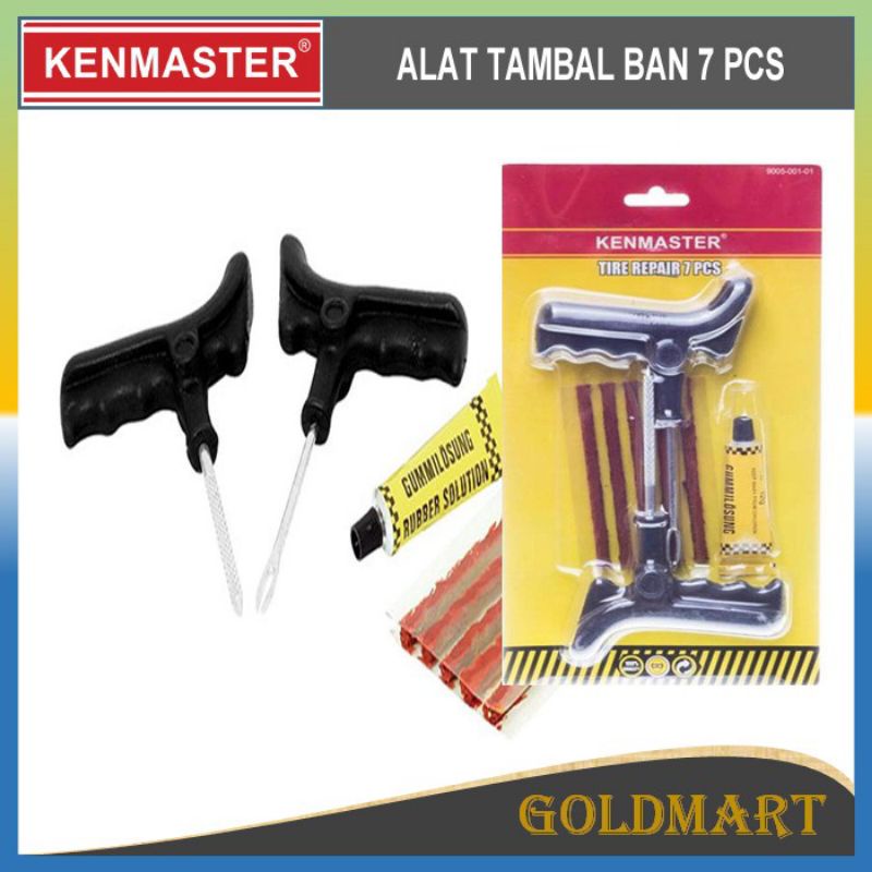 Heavy Duty Tusukan Tambal Ban YT All Metal Besi [YT] + Refill Cacing Kenmaster