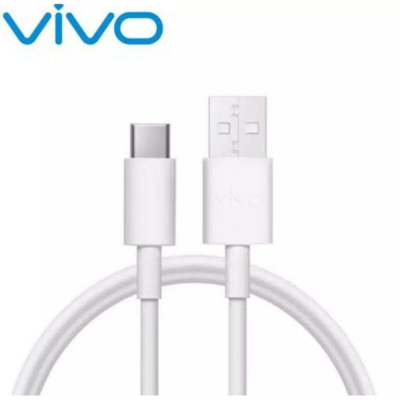 Kabel Data Vooc Micro USB / Type C Vivo V7 V9 V15 Y53 Y91 Y71 X27 X27 PRO Y30 Y30I Y50 X50 Pro Original Fast Charging