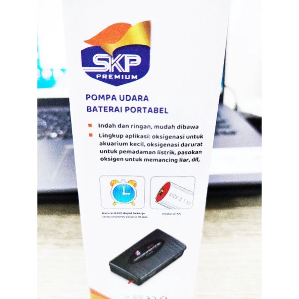 Pompa Udara airpump baterai Portable SKP 001