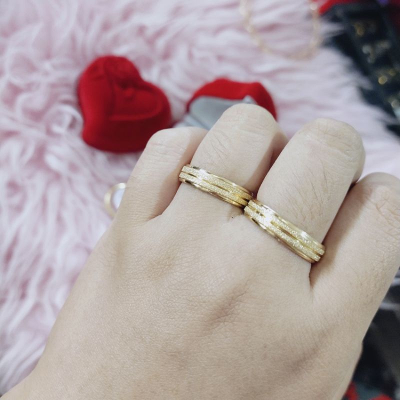 cincin Tunangan AWET BERTAHUN TAHUN Anti karat Anti iritasi kualitas import