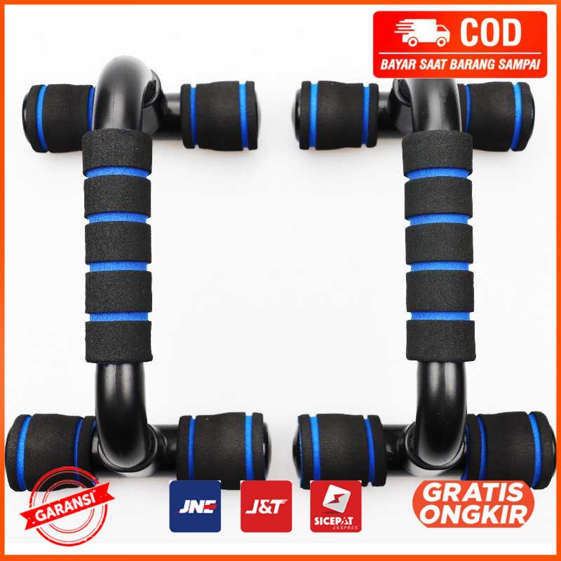 Alat Gym Fitness Roller Push Up Bar Hand Grip 5 in 1