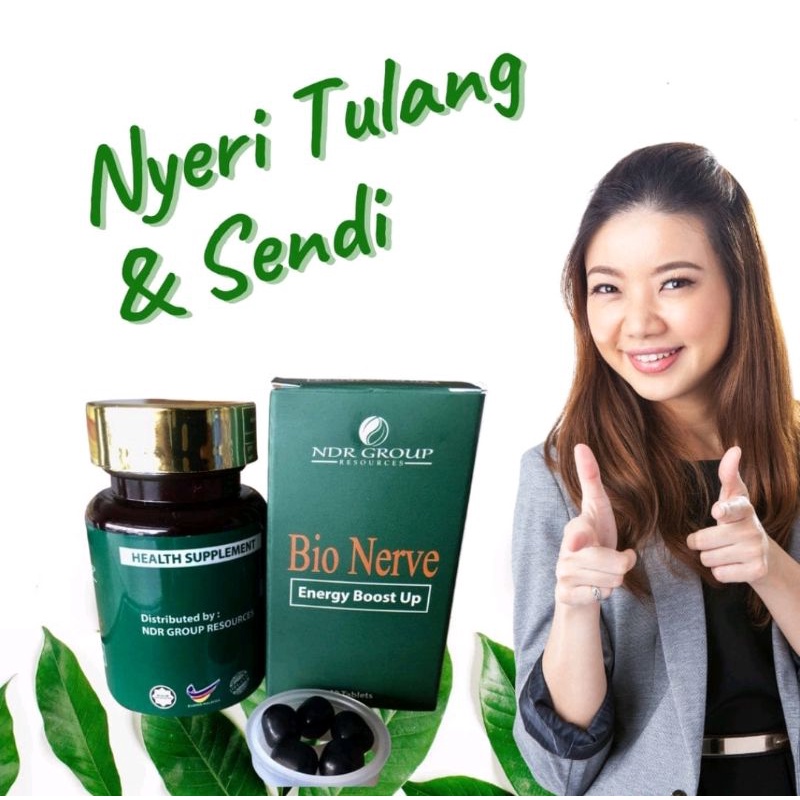 BIONERVE NDR MALAYSIA | Benku B1gcypress 1 botol isi 40 Pil Original