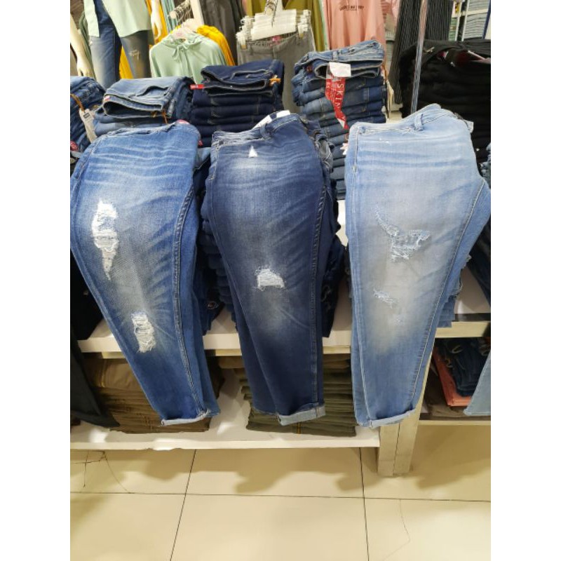 PROMO  Celana jeans wanita CARDINAL ORI model sobek2
