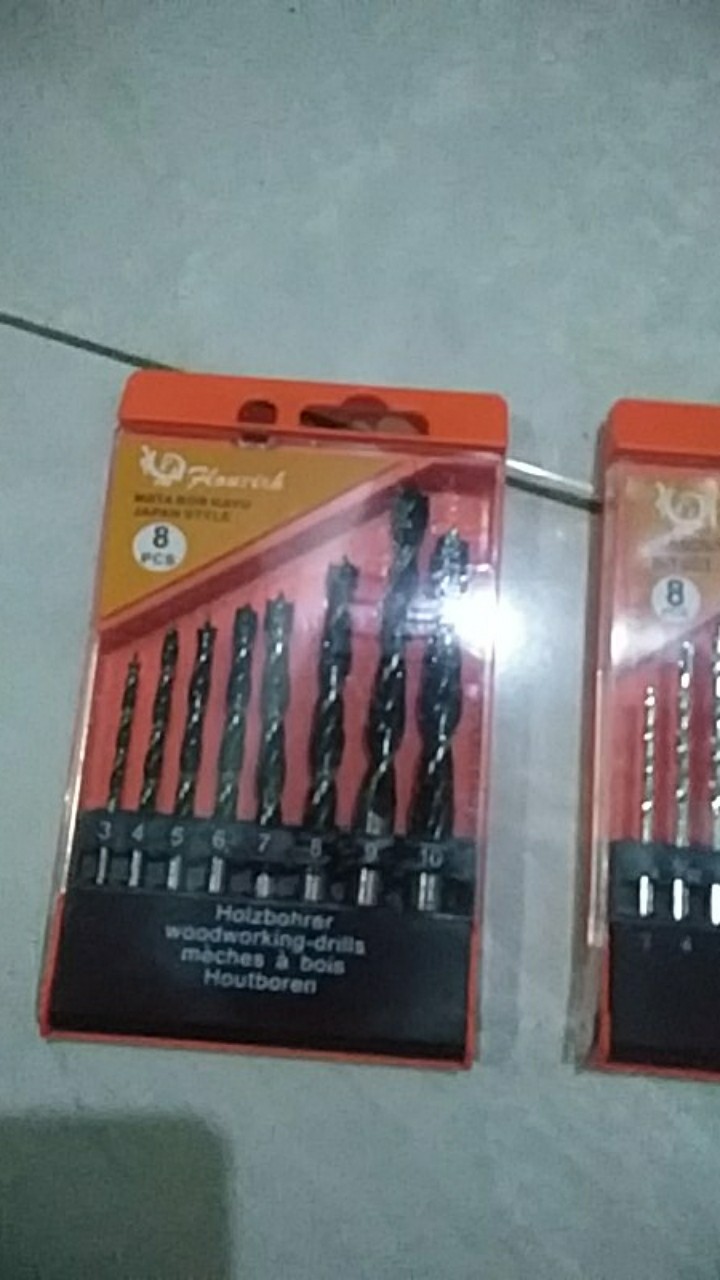 Mata Bor Kayu Set 8 Pcs / Wood Drill Bits 3-10mm