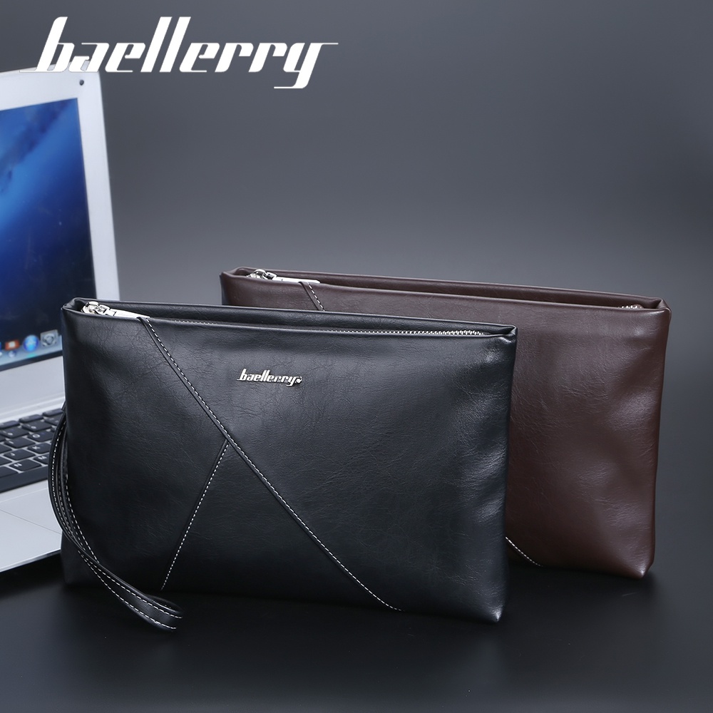 BAELLERRY S1130 Clutch Pria Wanita Bahan Kulit PU Leather Premium WATCHKITE WKOS