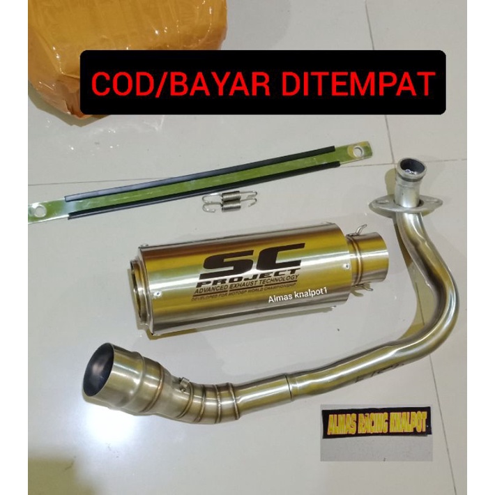 Knalpot SC Project Mio Vario Beat Pcx Nmax Aerox