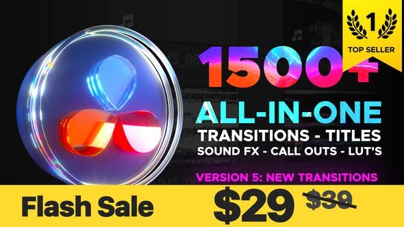 Transitions Library for DaVinci Resolve