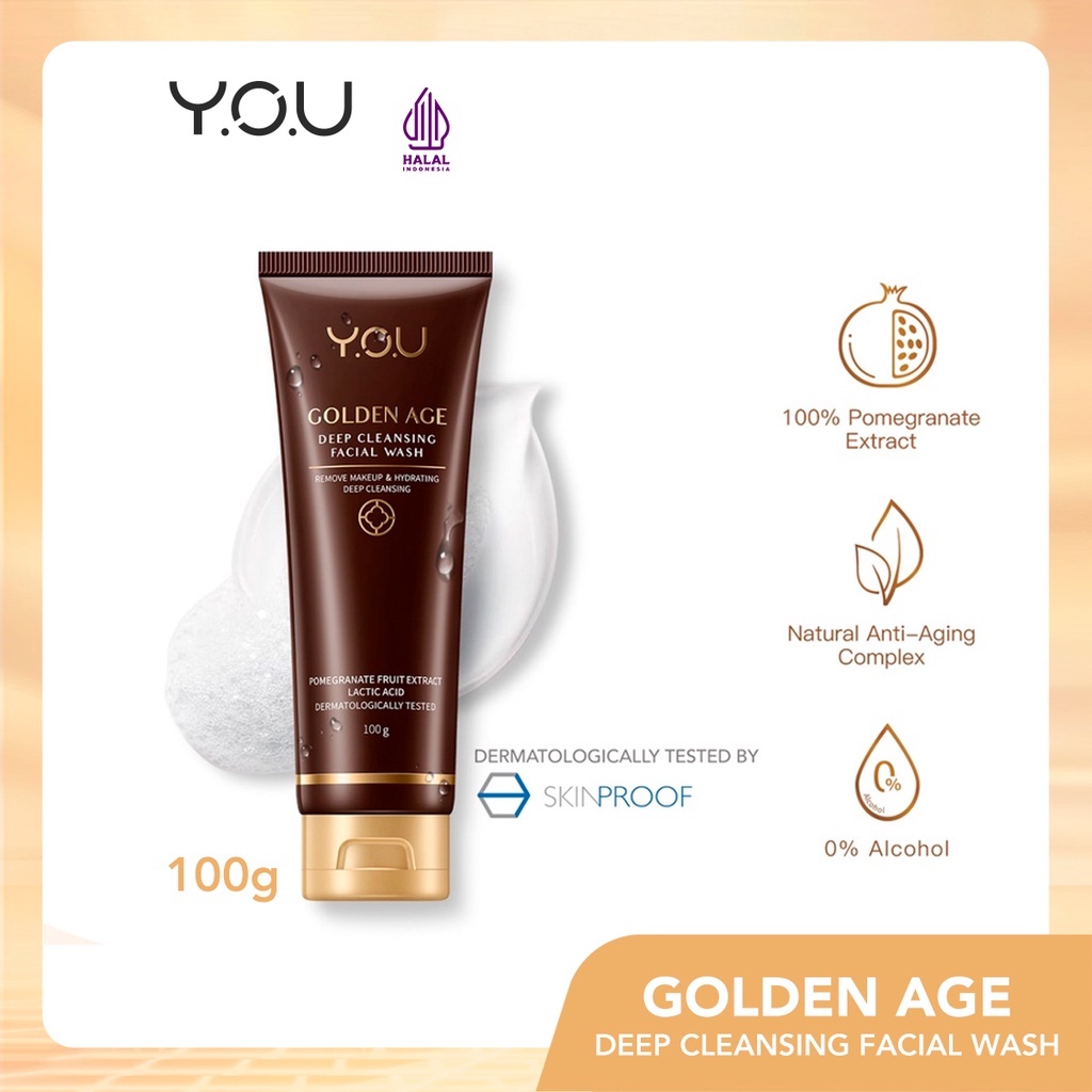 YOU Golden Age Deep Cleansing Facial Wash 100g