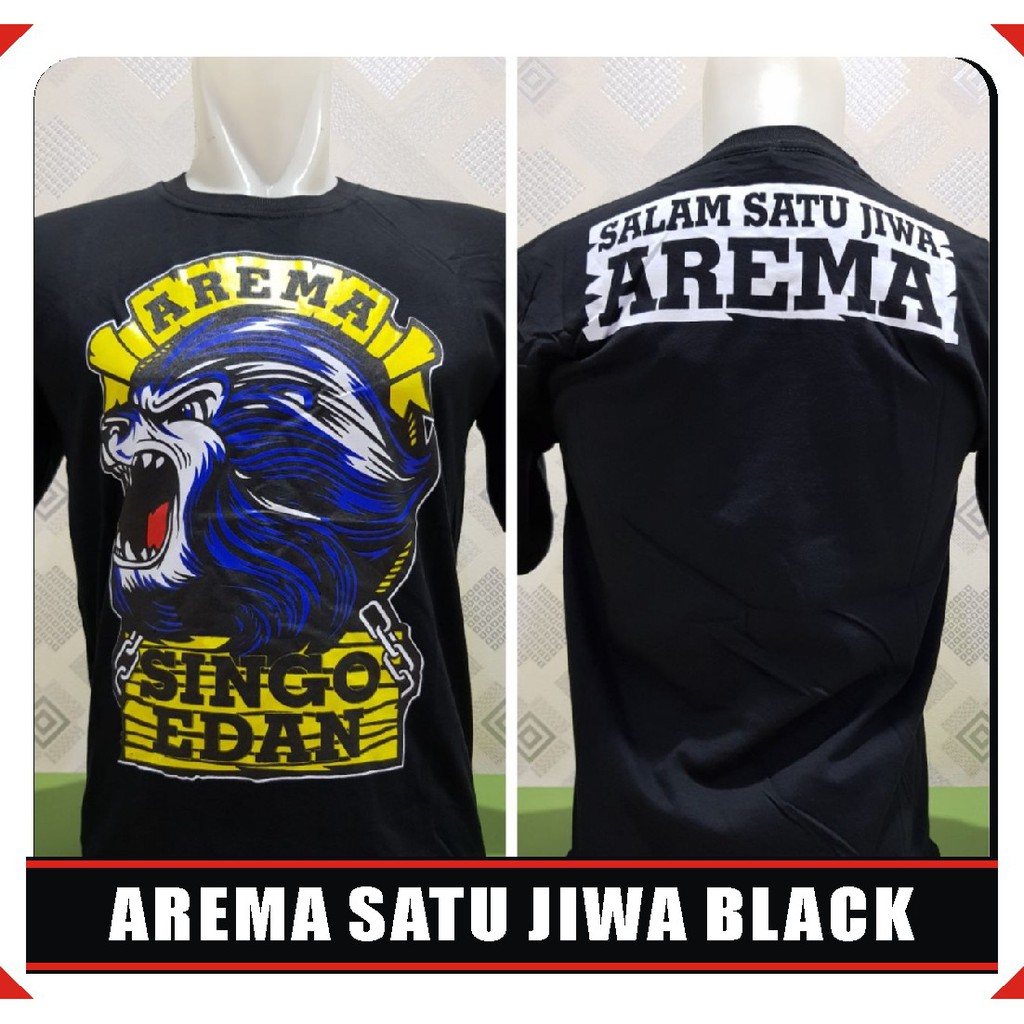 KAOS AREMA SATU JIWA BLACK
