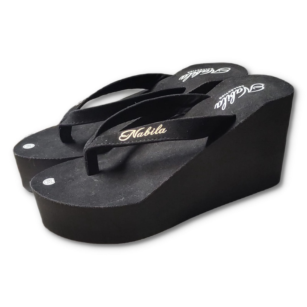 SANDAL WEDGES WANITA / NABILA 11 CM