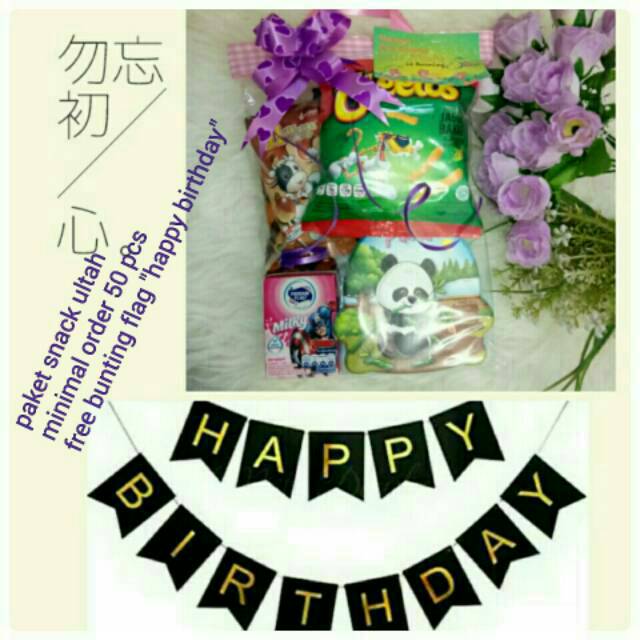 

Paket snack ultah anak-anak bingkisan snack anak
