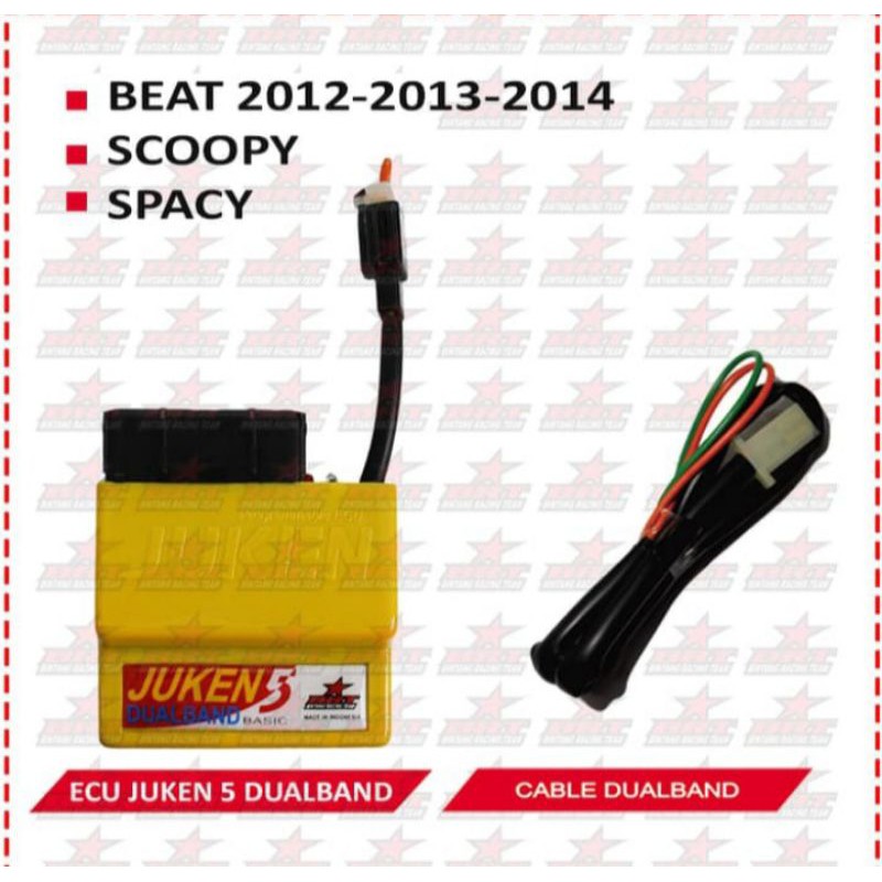 ECU JUKEN 5 DUALBAND BEAT/SCOOPY/SPACY Non esp