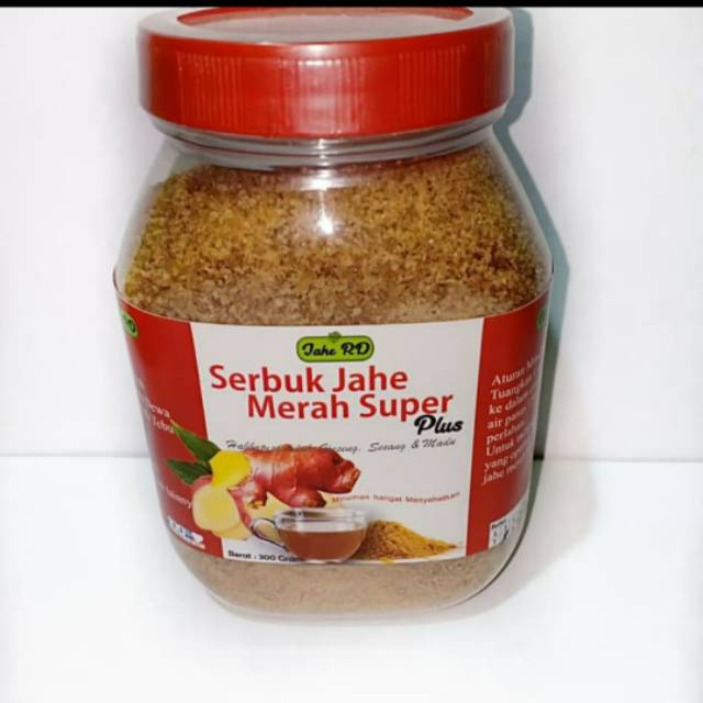 

SERBUK JAHE MERAH SUPER RD netto 330grm