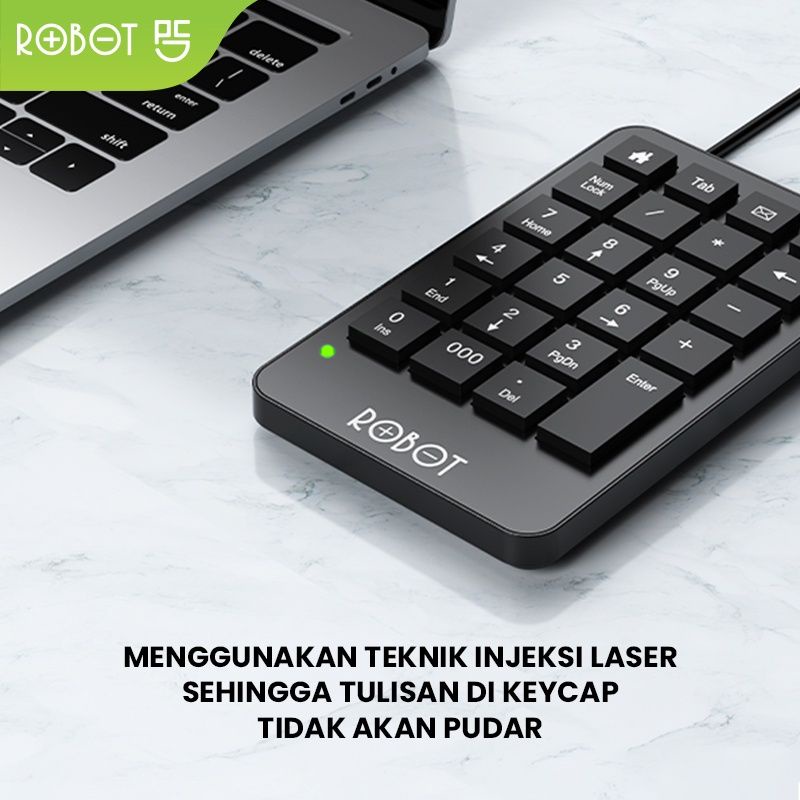 Keyboard Angka Robot RK01 Black