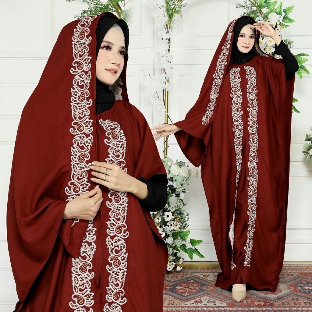 KAFTAN HIDAYAH BORDIR MEWAH / KAFTAN WANITA MODEL BARU / FASHION MUSLIM WANITA / GAMIS BORDIR MURAH 
