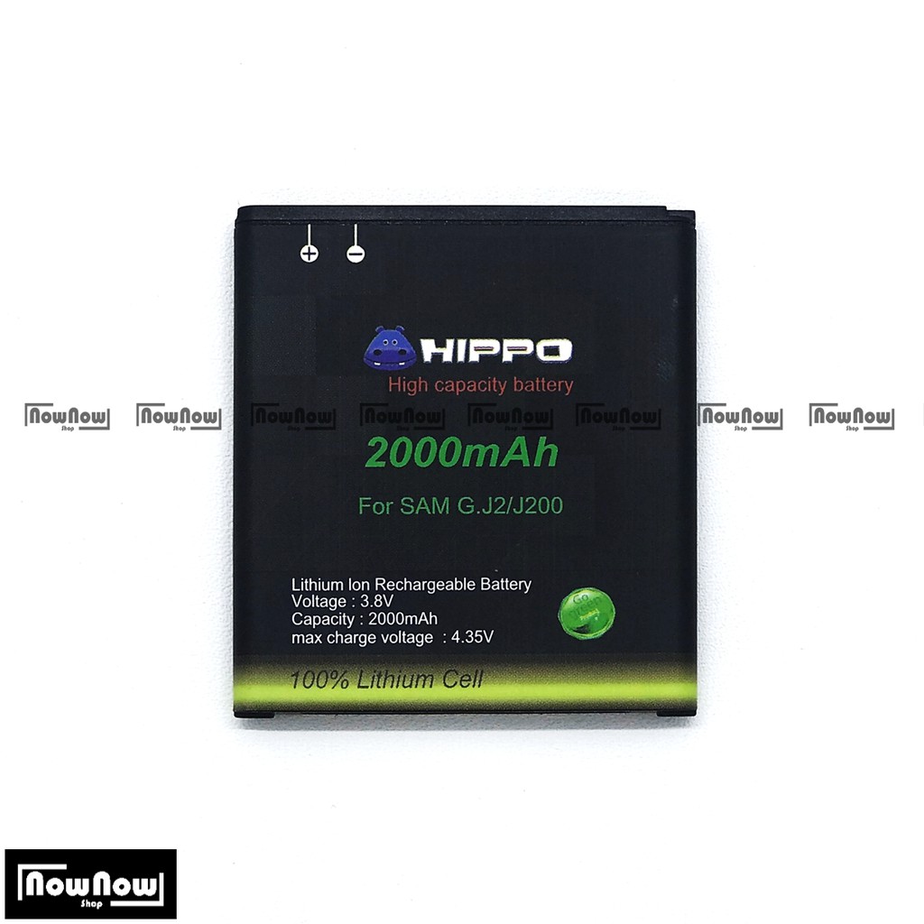 Baterai Hippo Samsung Galaxy J2 2015 J200 J200F J200G G360 Original Batre Batrai HP Garansi Resmi