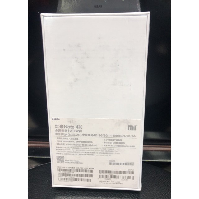 PROMO CUCI GUDANG HP XIAOMI NOTE 4x RAM 3GB INTERNAL 32GB Garansi distributor 1 TAHUN