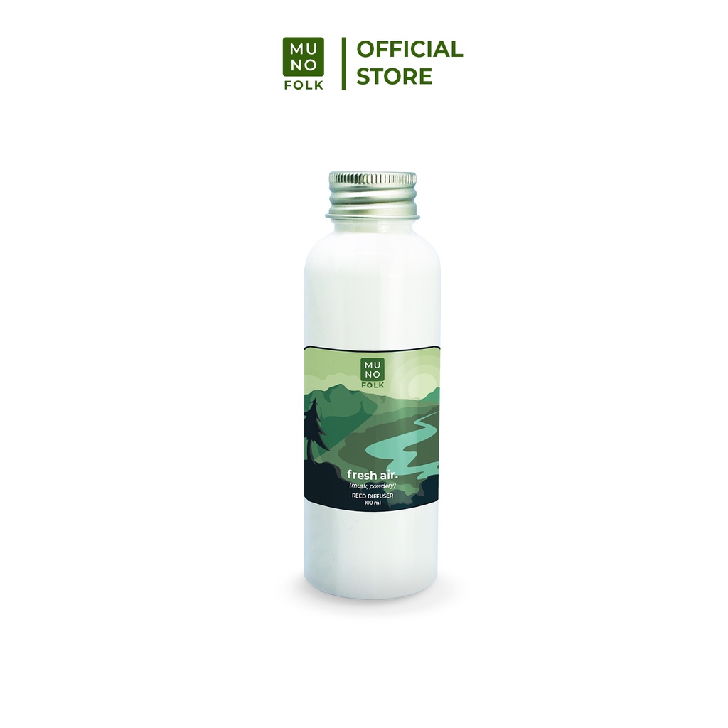 Muno Folk - 100ml REFILL Reed/Rotan Diffuser Aromatherapy | Pewangi Pengharum Ruangan-2