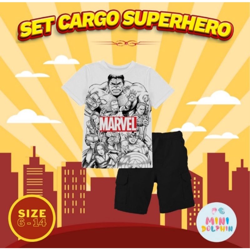 Mini Dolphin Set Cargo Superhero