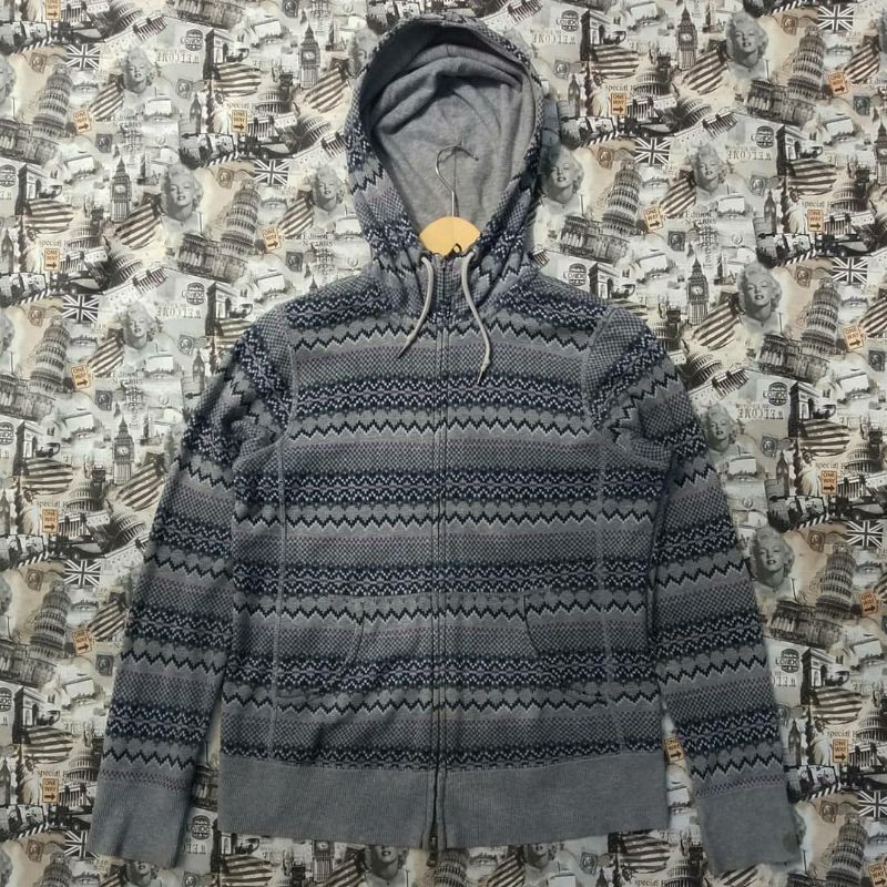 Zipper Hoodie Uniqlo Navajo