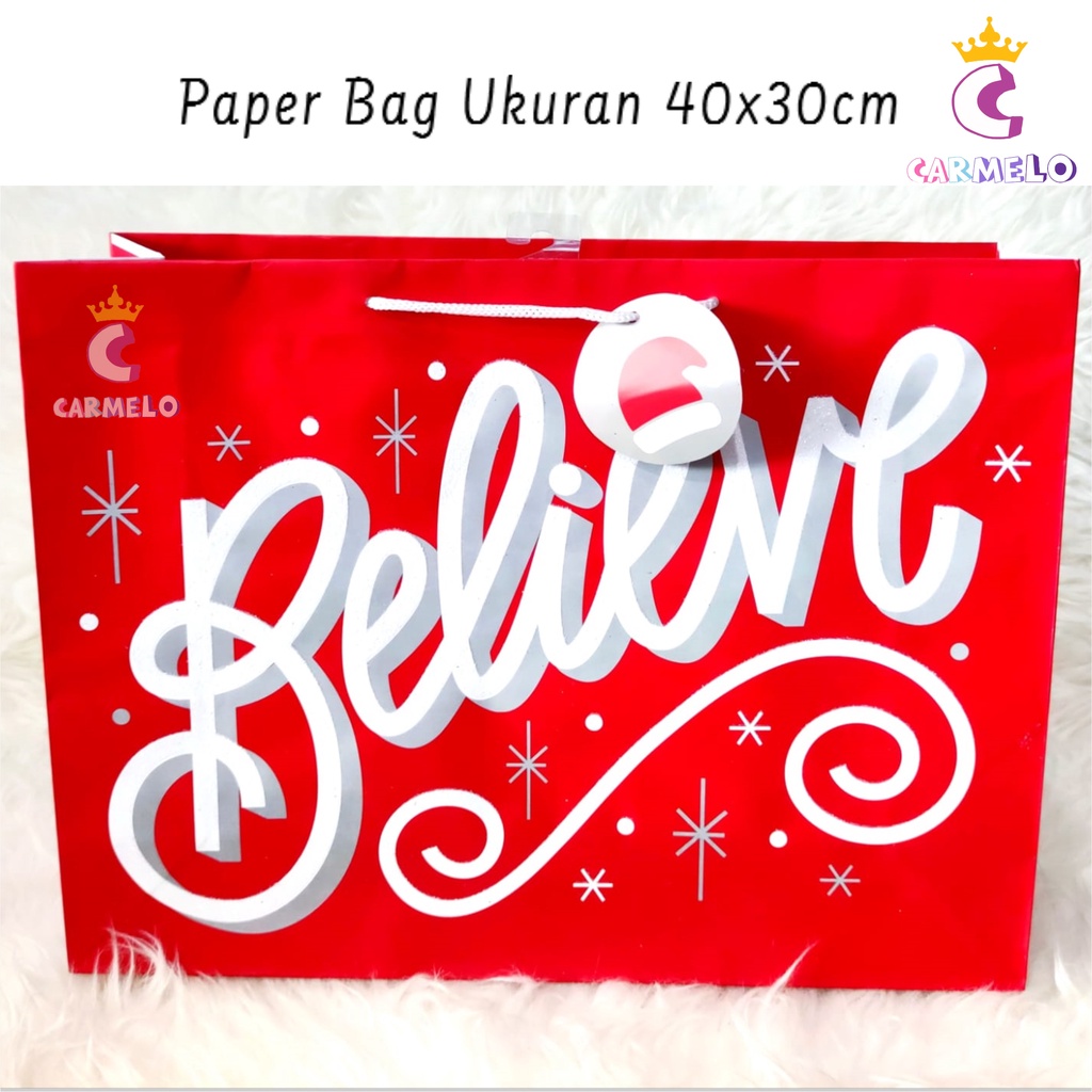 Paper Bag Souvenir / Paper Bag Serbaguna / Paper Bag Glitter / Paper Bag 30x40cm / Godie Bag / Paper