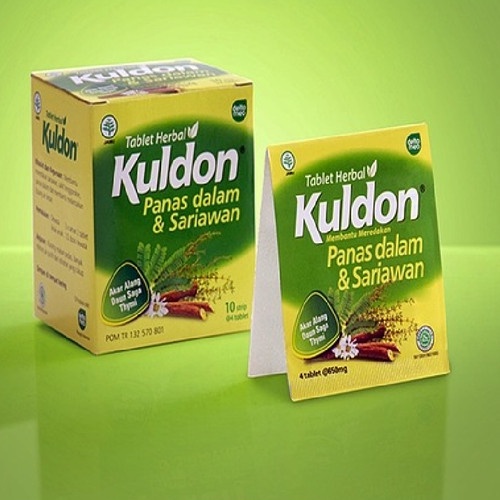 Kuldon Sariawan ( 10 strip @ 4 tablet ) || Kuldon obat sariawan dan panas dalam