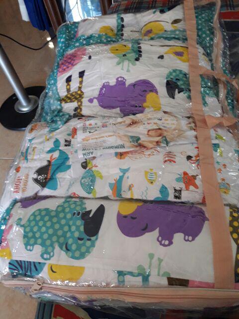5. Matras Bayi Lembaran Ukuran 65*95cm Paket5.2l(matras+2guling+1bantal Petak+1bantalcrown+bedcover)