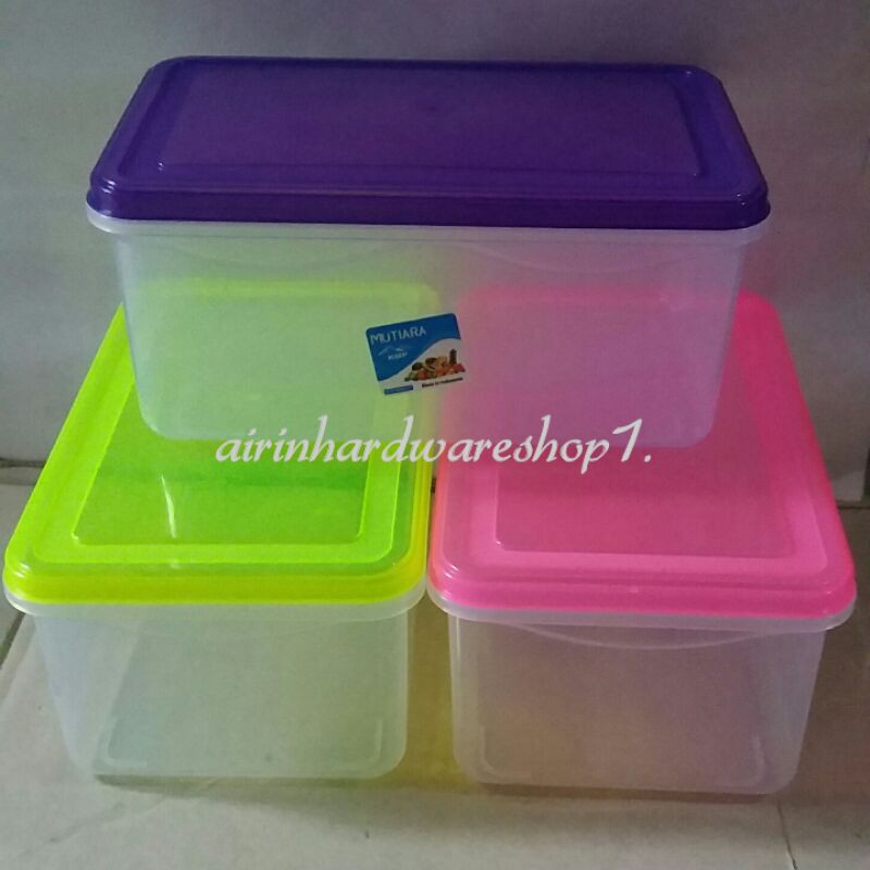 Kotak Makan Plastik 3000 ml risol 25x15x10 cm KMP Mutiara food grade