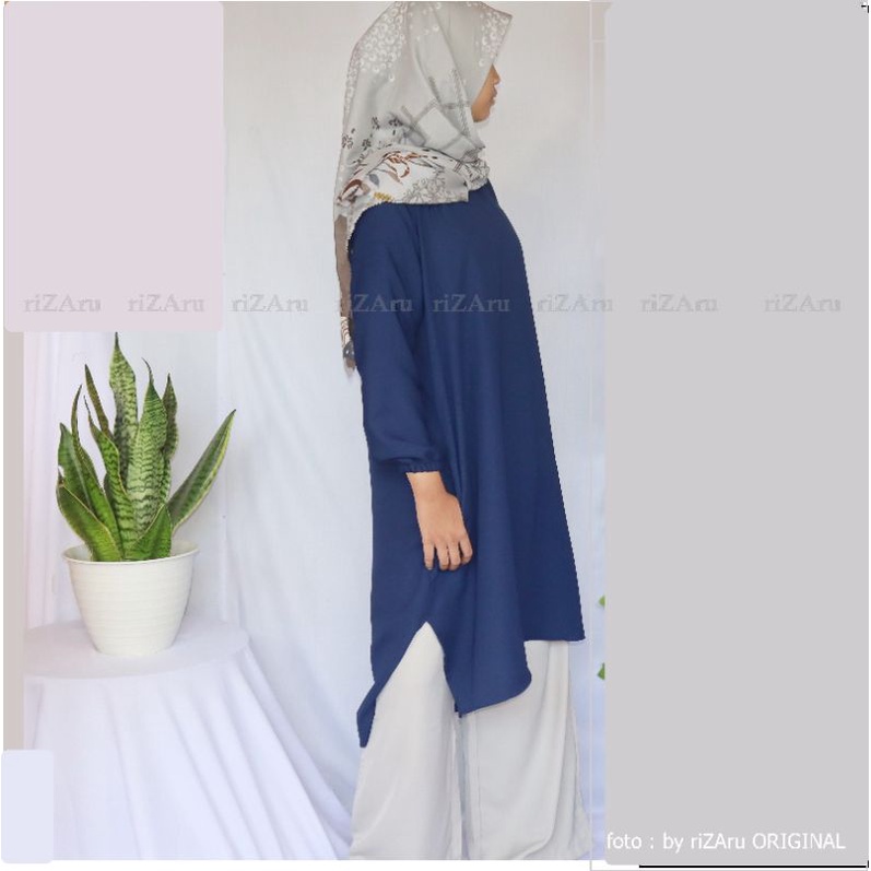 Tunik Belah Pinggir | Atasan Gamis by riZAru