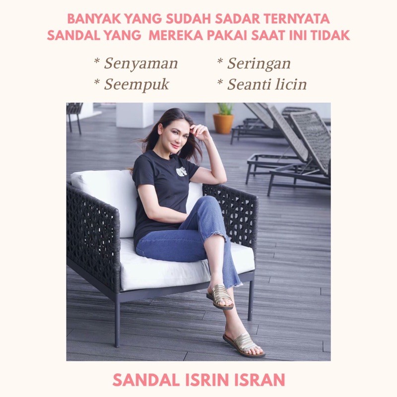 ( GLADY ) Sandal Tali Wanita Teplek Nyaman ISRIN ISRAN-1