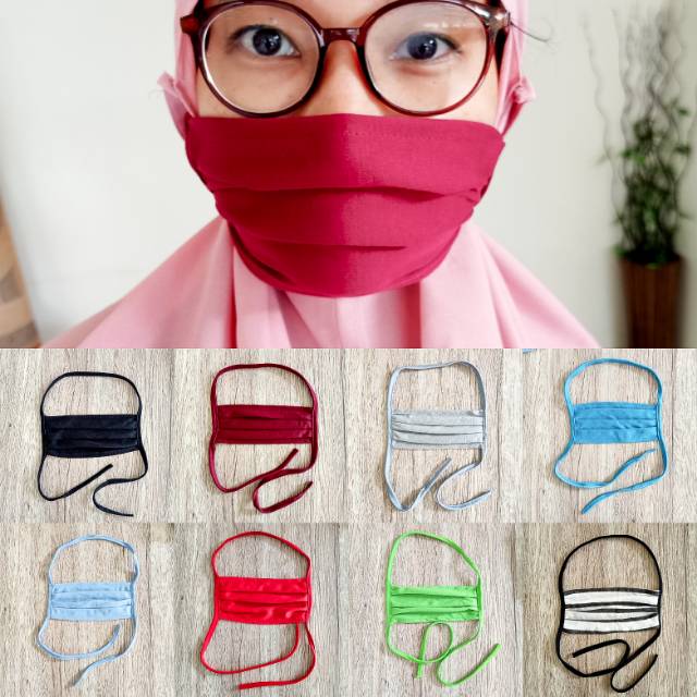 MASKER KAIN KATUN LEMBUT | COTTON ELASTIS || KIIYOOMII || part 3