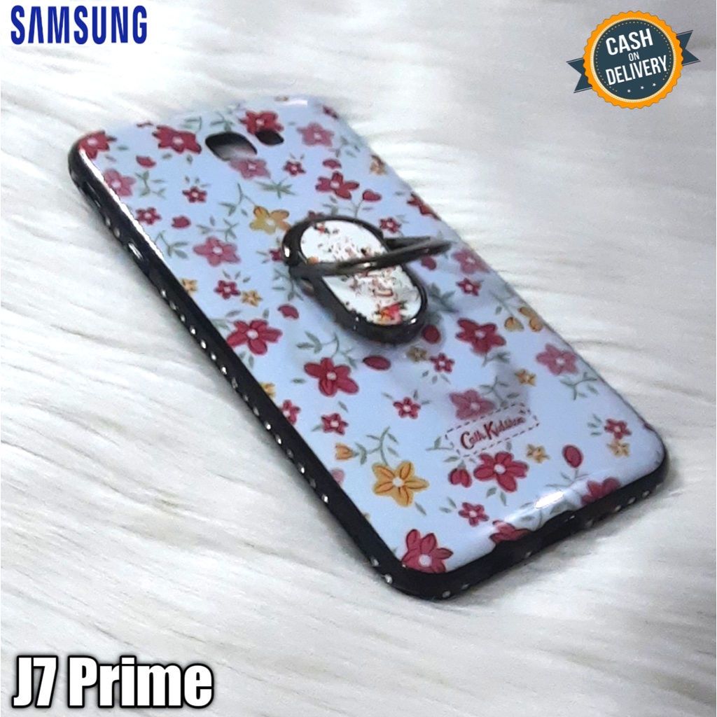 case ring motif bunga for samsung J7 prime