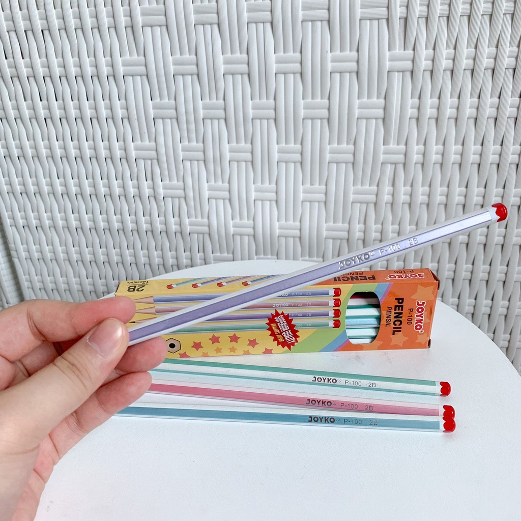 

PENSIL JOYKO PASTEL P100 BATANG PENCIL MURAH BERKUALITAS LUCU ADA READY GROSIR