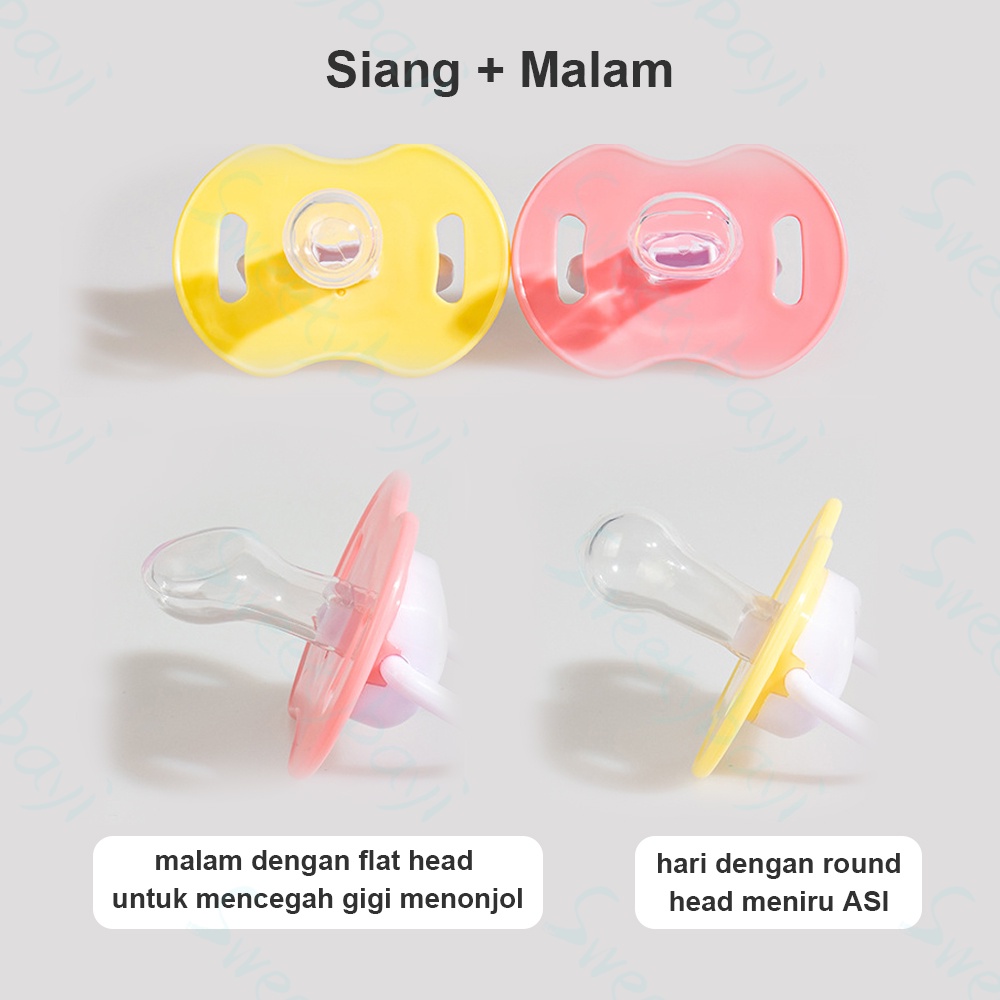 SweetyBayi Dot bayi silicon Empeng bayi Kompeng bayi Baby pacifier