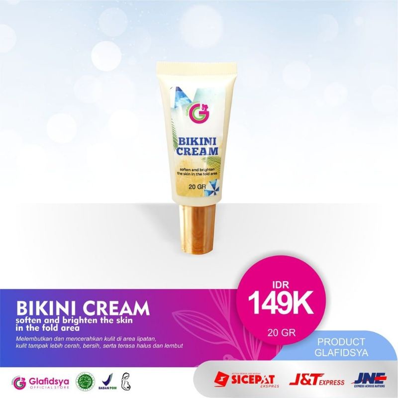 Bikini Cream Hempas Area hitam Glafidsya Medika