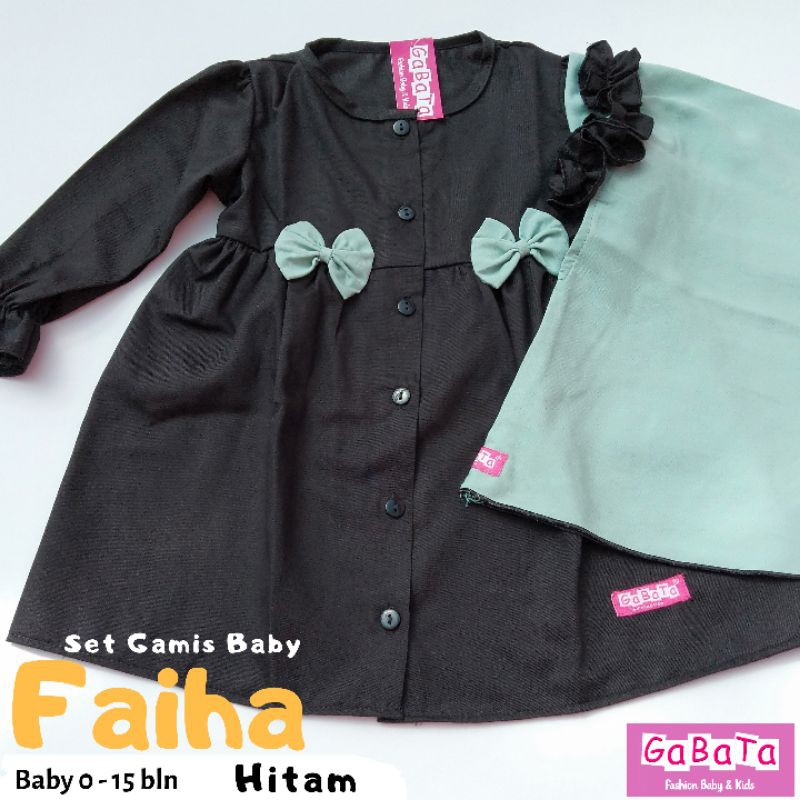 Set Gamis Bayi Faiha, Gamis Toyobo for Baby