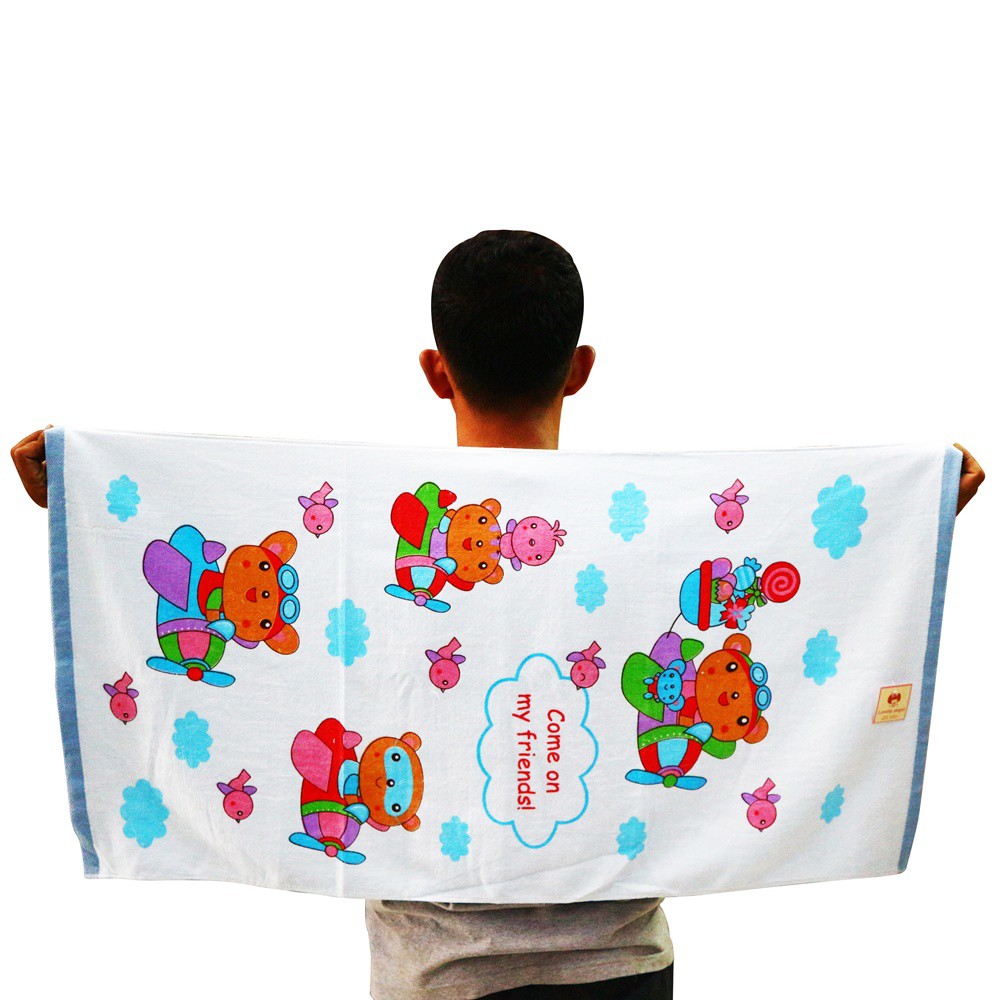 Handuk Mandi Anak Lovely Angel 50 x 100 cm Motif Karakter Random Colour