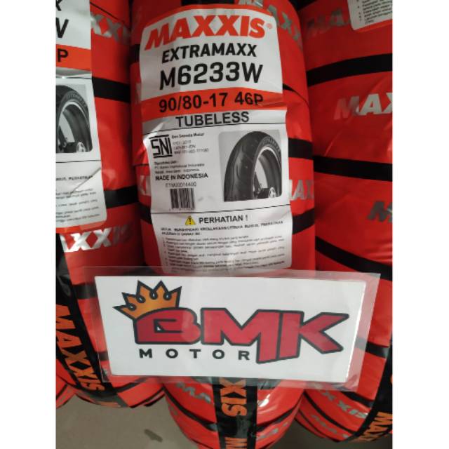BAN MAXXIS EXTRAMAXX 90/80-17 TUBELESS