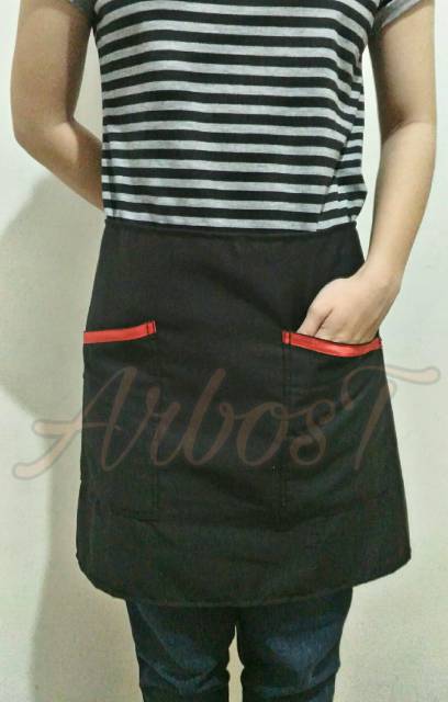 Apron / Apron mini celemek waiters celemek setengah badan