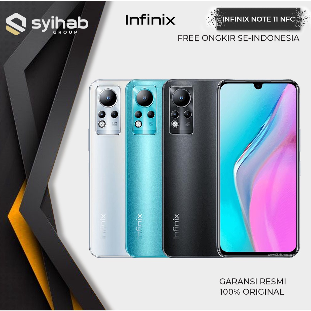 Jual Infinix Note 11 NFC 6/128GB - Garansi 1 Tahun Indonesia|Shopee ...